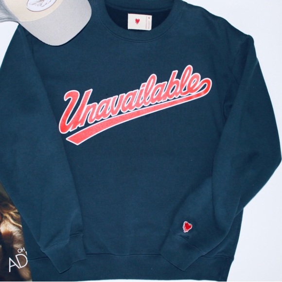 EMOTIONALLY UNAVAILABLE Sweatsuit in Navy - Picture 2 of 7